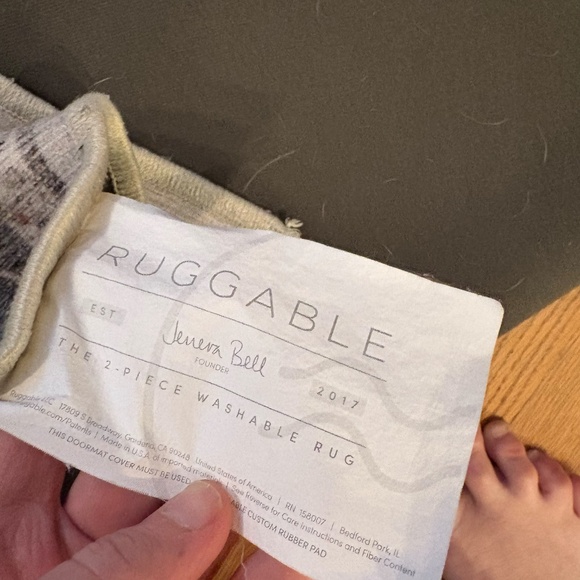 Rug Cover Only: Ruggable 5x7 Kamran Hazel Machine Washable Rug - Picture 4 of 5